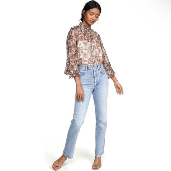 NEW RAMY BROOK LONG SLEEVE PRINTED BLOUSE - Picture 9 of 9